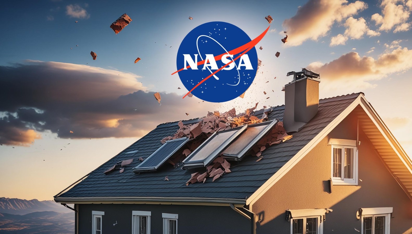 Florida’da bir eve uzaydan enkaz düştü: Aile NASA’dan tazminat talep etti